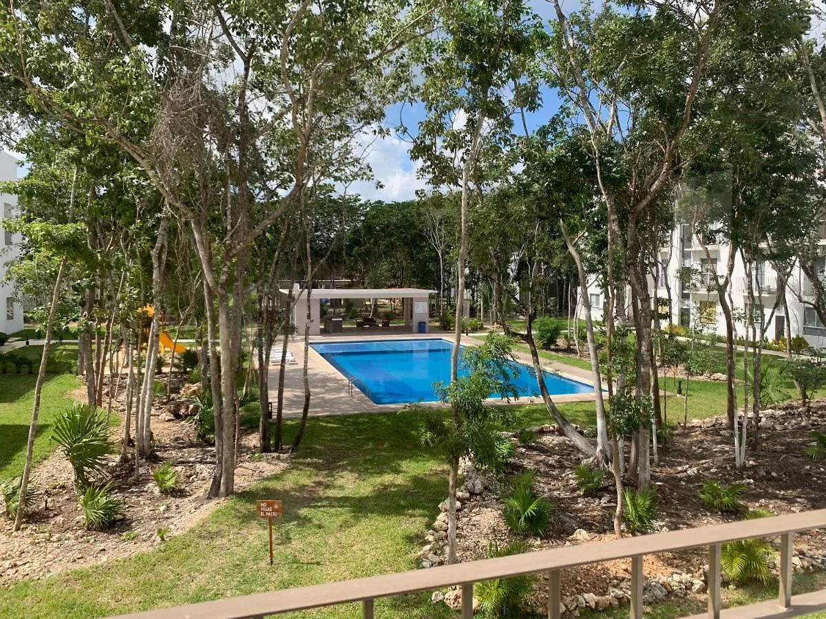 Apartmán Departamento 2 Habitaciones Vista A La Alberca Creta By Eita Cancún